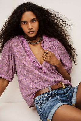 BA&SH Chemise Physalys Rose Shirt
