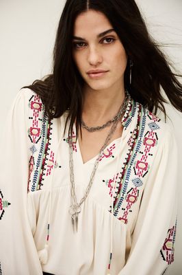 BA&SH blouse tilt ecru