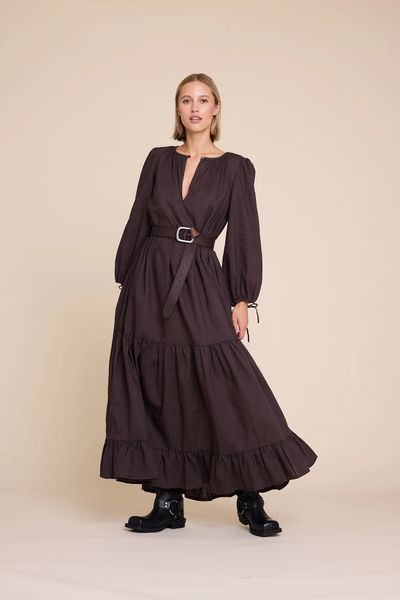 Hovedbilde LINE OF OSLO MUSE LINEN DRESS ...