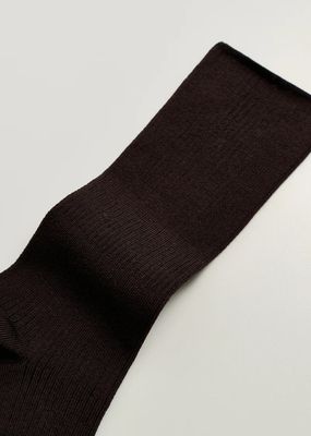 AIAYU  Cotton rib chocolate