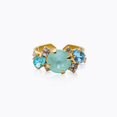 CAROLINE SVEDBOM JANNIE RING GOLD LAGUNA COMBO 