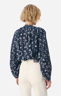 VANESSA BRUNO GEDEON BLOUSE BLACK/NAVY