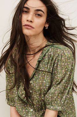 BA&SH Chemise Physalys Vert
