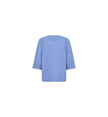 MOSH MOSH TACI V NECK KNIT CASHMERE BLUE 