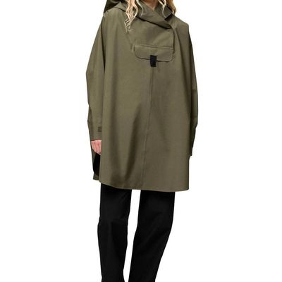 BLÆST bergen poncho grape leaf 