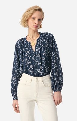 VANESSA BRUNO GEDEON BLOUSE BLACK/NAVY