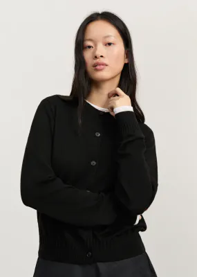 AIAYU Hariza Cardigan Merino Wool Navy 