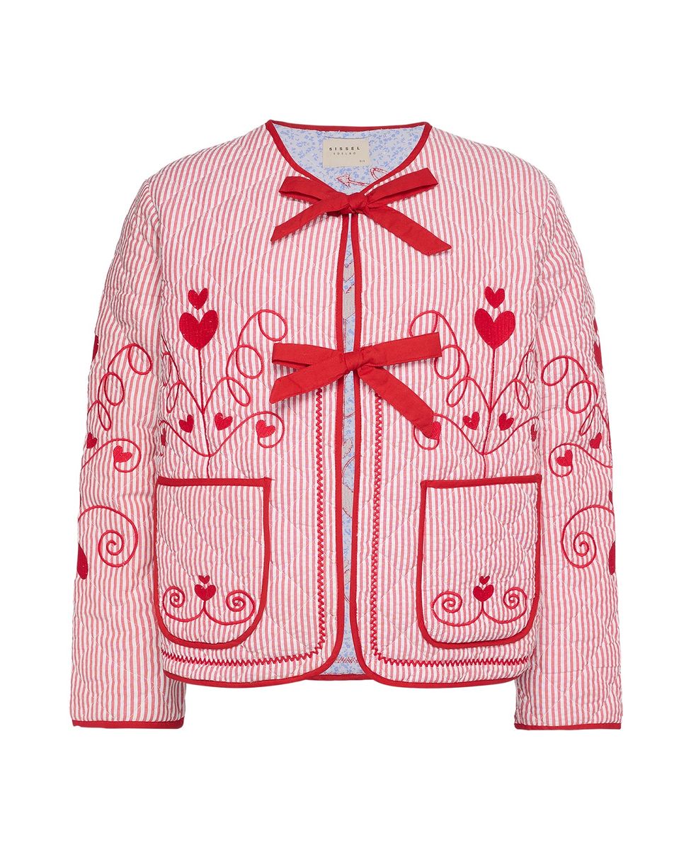 SISSEL EDELBO PENNY JACKET  RED STRIPES