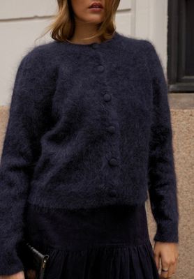 MISS MAYA Ulla Mohair Cardigan Moonlight 