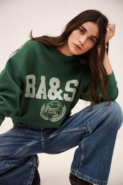 Hovedbilde BA&SH FENJA Sweatshirt GREEN
