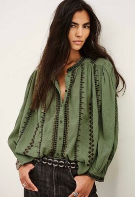 BA&SH Chemise Mona Amande Blouse 