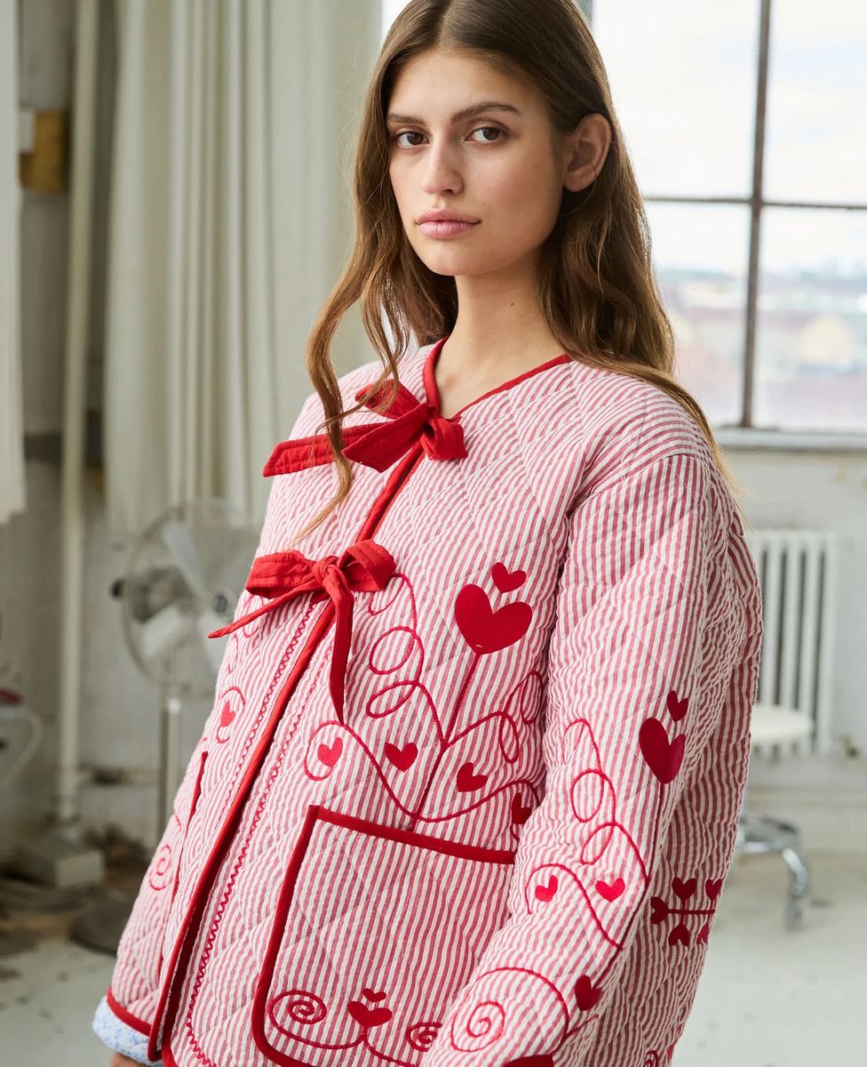 SISSEL EDELBO PENNY JACKET  RED STRIPES