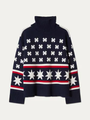 WE NORWEGIANS EMU x WN Sweater Navy 