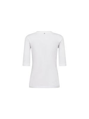 MOS MOSH MALI O NECK 3/4 SLEEVE TEE WHITE 