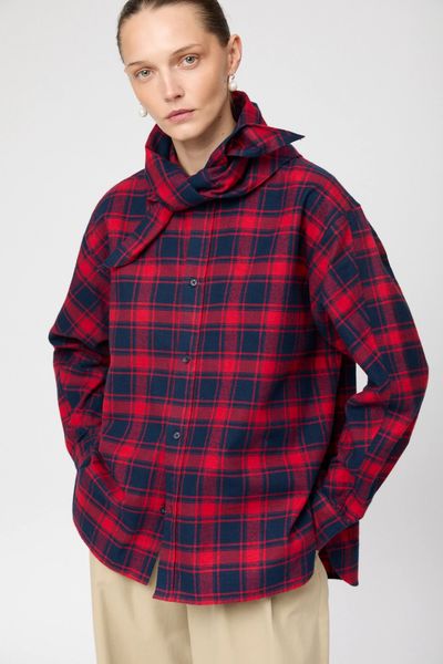 Hovedbilde FWSS Coastal Shirt Red Navy ...