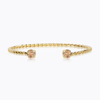 CAROLINE SVEDBOM Mini Twisted Bracelet / Golden Shadow